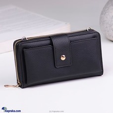 High Capacity Crossbody Bag With Zipper Pocket - Black Buy Fashion | Handbags | Shoes | Wallets and More at Kapruka Online for specialGifts