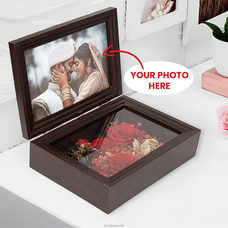 Awesome Eternal Personalized Photo Flower Box Buy NA Online for specialGifts