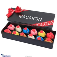 VALENTINE FRENCH MACARONS 12 PIECE CHOCOLATE BOX (GMC) Buy GMC Online for specialGifts