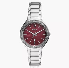 Fossil Ashtyn Three-Hand Date Stainless Steel Watch BQ3923  Online for specialGifts