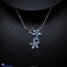 TASH GEM AND JEWELLERY Blue Topaz Bloom Necklace TS-KA51 Buy New Additions Online for specialGifts