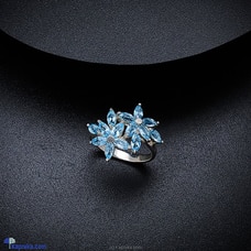 TASH GEM AND JEWELLERY Blue Topaz Bloom Ring TS-KA53 Buy New Additions Online for specialGifts