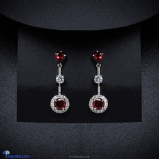 TASH GEM AND JEWELLERY Garnet Dangle Earrings TS-KA55 Buy Jewellery Online for specialGifts