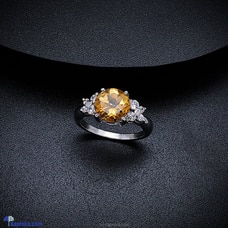 TASH GEM AND JEWELLERY Round Citrine Solitaire Ring TS-KA59 Buy Jewellery Online for specialGifts
