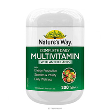 Nature`s Way Complete Daily Multivitamin 200 Tablets Buy Naturesway Online for specialGifts