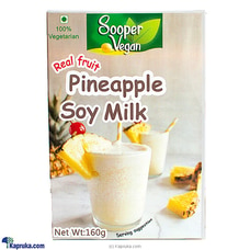 Sooper Vegan Pineapple Soy Milk Powder 160g Buy Online Grocery Online for specialGifts
