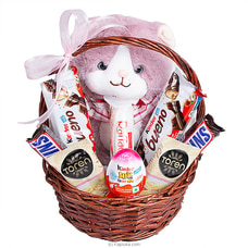 GIZZLE THE CAT Choco Basket Buy combo gift pack Online for specialGifts