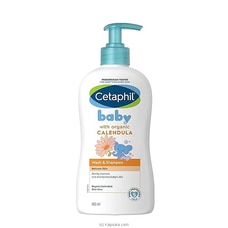 CETAPHIL BABY WASH AND SHAMPOO WITH ORGANIC CALENDULA 400ML Buy Pharmacy Items Online for specialGifts