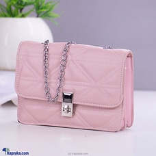 CHAIN LINK HANDLE AFFORDS HANDBAG - PINK Buy New Additions Online for specialGifts