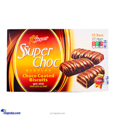 K - Super Choc Regular Choco Coated Biscuits 190g - 10 Bars at Kapruka Online