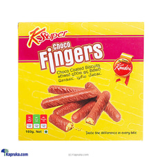 K - Super Choco Fingers Choco Coated Biscuits 160g Buy KANDOS Online for specialGifts
