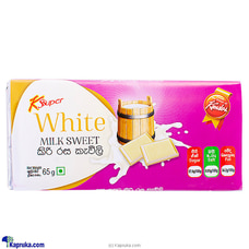 K - Super White Milk Sweet Chocolate 65g Buy KANDOS Online for specialGifts