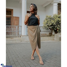 Choclotae Wrap Skirt Buy CURVES AND COLLARS Online for specialGifts