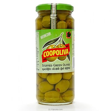 Coopoliva Stuffed Green Olives -345g Buy Online Grocery Online for specialGifts