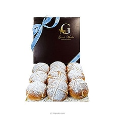 Easter Vanilla Cream And Blueberry Hot Cross Buns(GMC) Buy GMC Online for specialGifts