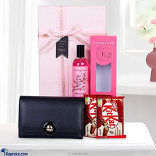 Kit Kat Glamour For Her - GIFT SET FOR HER, GIFT FOR BIRTHDAY ,EVANGELINE PERFUME,FASHION FABLE WALLET  Online for specialGifts