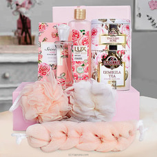 Rose Petals And Tea Time Treats For Mom Buy Gift Hampers Online for specialGifts