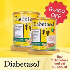 2 Tins Of Diabetasol Creamy Almond 360g  Online for specialGifts
