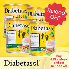 4 Tins Of Diabetasol Creamy Almond 360g  Online for specialGifts