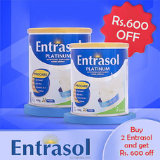 2 Tins Of Entrasol Vanilla 400g Buy On Prmotions and Sales Online for specialGifts