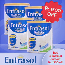 4 Tins Of Entrasol Vanilla 400g Buy Online Grocery Online for specialGifts