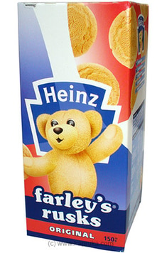 Heinz farleys rusks - original 150g - heniz - bakery/Spreads/Cereals at Kapruka Online