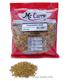 MCCURRIE Dil Seeds (Fenugreek/Uluhal Seeds) - 100g at Kapruka Online