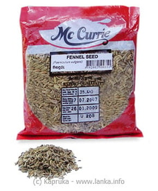 MCCURRIE Fennel seed pkt - 100g  By Mc Currie  Online for specialGifts