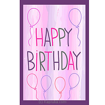 Birthday Greeting Card Online at Kapruka | Product# greeting00Z1287