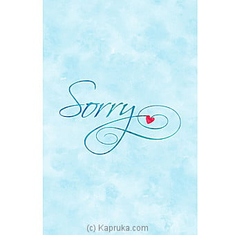I Am Sorry Card Online at Kapruka | Product# greeting00Z1298