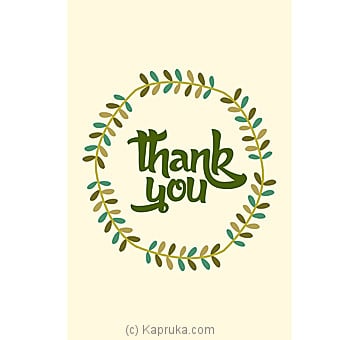Thank You Card Online at Kapruka | Product# greeting00Z1302