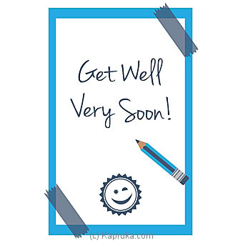 Get Well Soon Card Online at Kapruka | Product# greeting00Z1305
