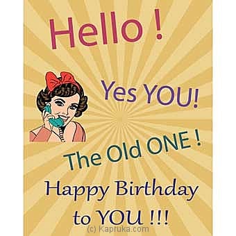 Birthday Greeting Card Online at Kapruka | Product# greeting00Z1545