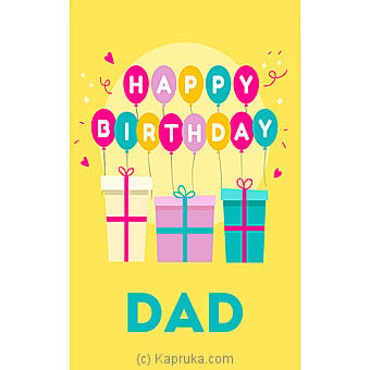 Birthday Greeting Card Online at Kapruka | Product# greeting00Z1578