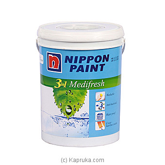 Nippon Medifresh Emulsion Paint (Brilliant White) 1 L Online at Kapruka | Product# household00385_TC1
