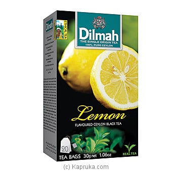 Dilmah lemon flavoured black tea bags (1.5g/20bags) Online at Kapruka | Product# grocery001585