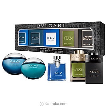 Bvlgari Men's Gift Collection 5x5ml EDT EDP Online at Kapruka | Product# perfume00432