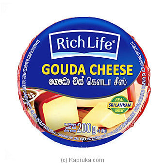 Rich Life Gouda Cheese - 200g Online at Kapruka | Product# grocery001845