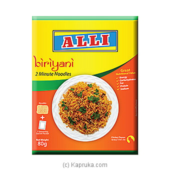 Alli Biriyani Noodle 80g Online at Kapruka | Product# grocery001863