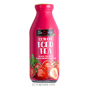 TEA 4U Iced Tea Black Tea Strawberry - 350ml Online at Kapruka | Product# grocery002218