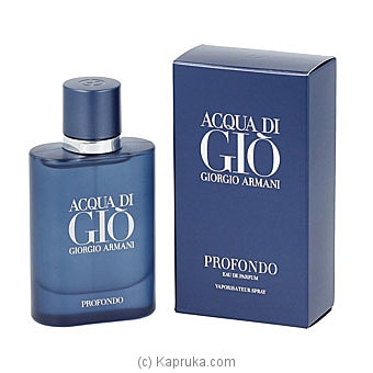Armani Beauty Acqua Di Gio Profondo Lights Eau De Parfum For Men 75 Ml Online at Kapruka | Product# perfume00639