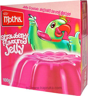 Motha Strawberry Jelly Crystal Pkt - 100g Online at Kapruka | Product# grocery0063