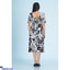 Shop in Sri Lanka for CH103 Slit Sleeved Printed Midi Dress