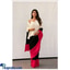 Shop in Sri Lanka for Light Peach, Black & Red Crushed Exclusive Pattern Saree