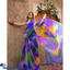 Shop in Sri Lanka for Multi Color Organza Digital Print Saree With Tussles