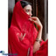 Shop in Sri Lanka for Red Color Georgette With Swarovski Lace Saree