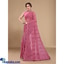 Shop in Sri Lanka for Embroidered Create On Soft Net Fabric With Sequence Saree