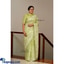 Shop in Sri Lanka for Pure Organza Saree White Thread Embroidery Work All Over With Crochet Lace