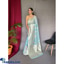 Shop in Sri Lanka for Pure Linen Slub Silk Saree With Original Zari Weaving , Exclusive Meena Work