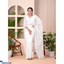 Shop in Sri Lanka for Pure Soft Off- White Silk Organza Saree With Lucknowi Offwhite Threadwork